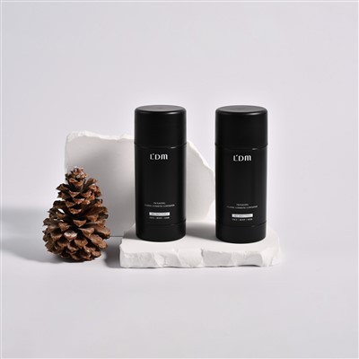 Čierne nádoby na dezodoranty